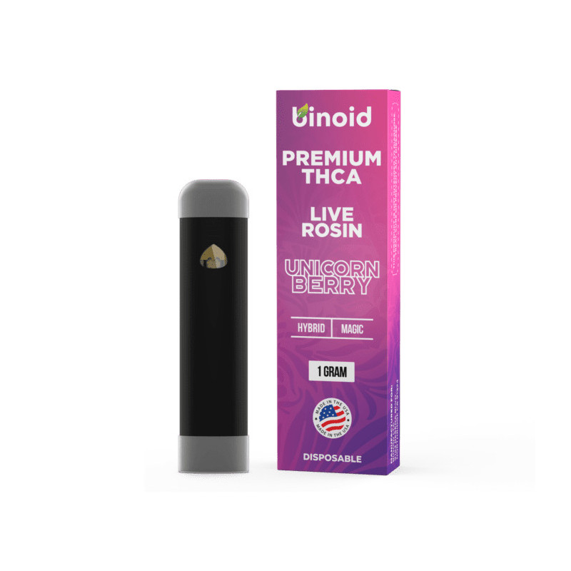 Binoid THCA Live Rosin 1g Disposable Vape | Unicorn Berry Hybrid
