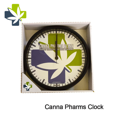 Canna Pharms Wall Clock