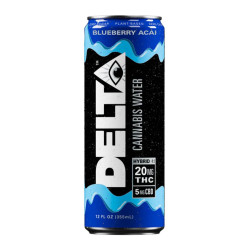 Delta Cannabis Water - Blueberry ACAI 20mg THC