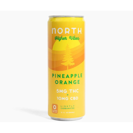 North  Pinapple Orrange THC + CBD Seltzer