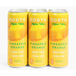 North  Pinapple Orrange THC + CBD Seltzer