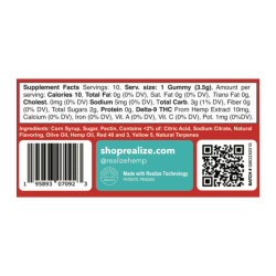 Fast Action Live Resin Gummies - Blood Orange | 10mg THC Per Gummy