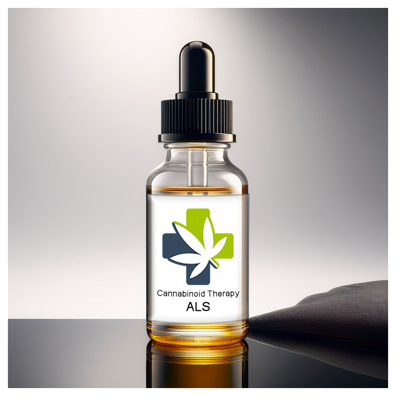 Custom Made Oral Drops Enhanced With Cannabinoids For Treatment Of ALS